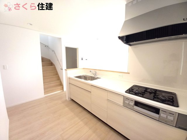 クレイドルガーデン宇都宮市桜　第3のキッチン|システムキッチンです
