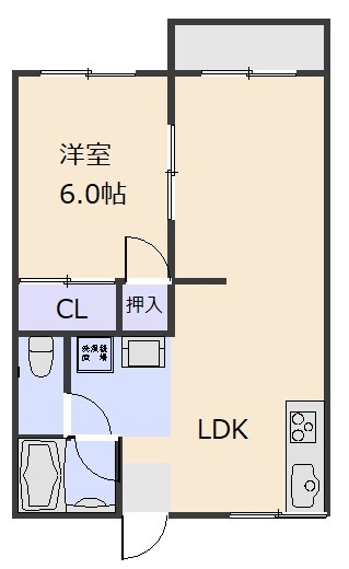 パークサイドハイツA棟の間取り