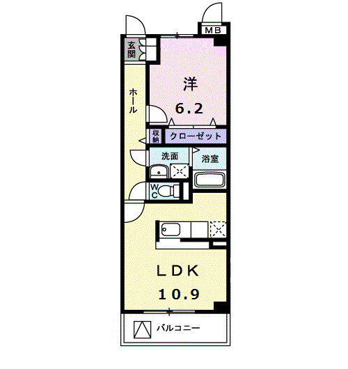 パラッツォ津島の間取り