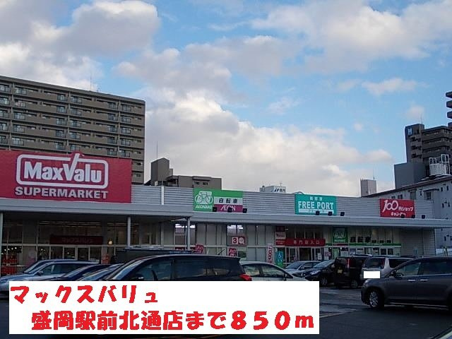 エレガンスフォーシーズンⅡの周辺|マックスバリュ盛岡駅前北通店まで850m