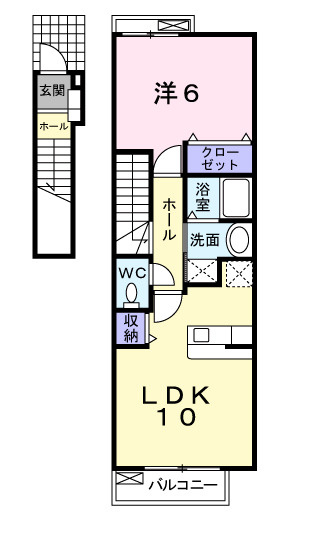 エレガンスフォーシーズンⅡの間取り