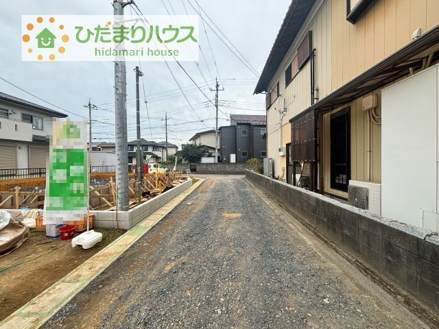【前面道路含む現地写真】 | 土浦市真鍋第12　新築戸建　3号棟 | 9/4撮影