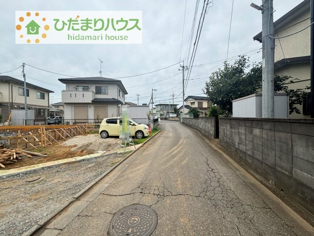 【前面道路含む現地写真】 | 土浦市真鍋第12　新築戸建　3号棟 | 9/4撮影