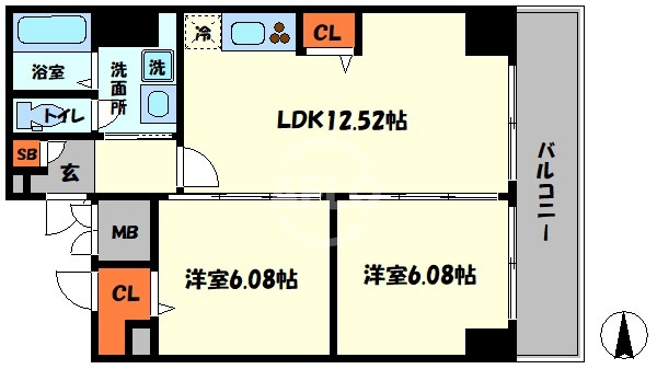 アーバンパーク住之江公園Ⅰの間取り|アーバンパーク住之江公園Ⅰ　間取り図