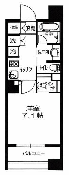 クオリアＹ’ｚ恵比寿の間取り
