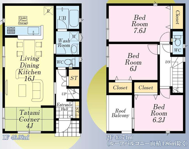 【新築分譲住宅】志木市下宗岡第36の間取り