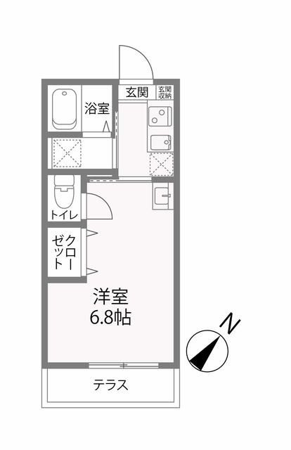スカイホワイト喜多見の間取り