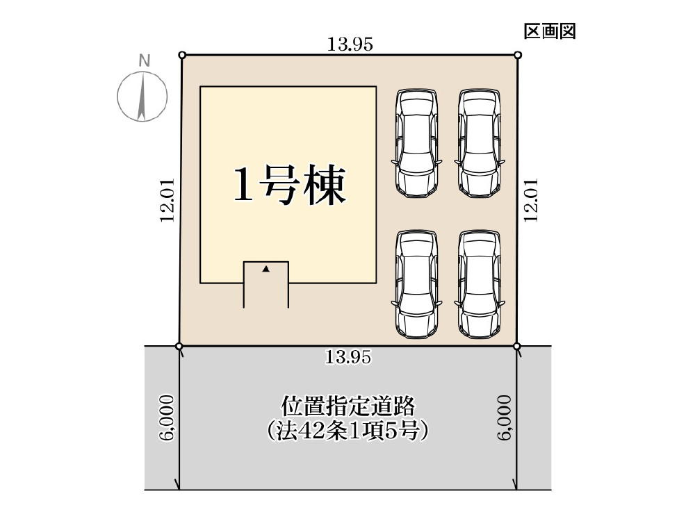 haji080Livele Garden.S総社中原第9 新築分譲住宅 全1棟の区画図