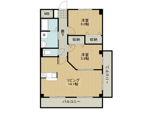 M・エスパシオの間取り