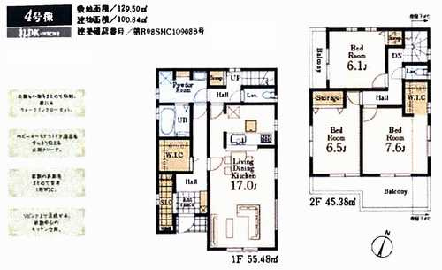 相模原市南区磯部第1期　新築戸建全11棟の間取り