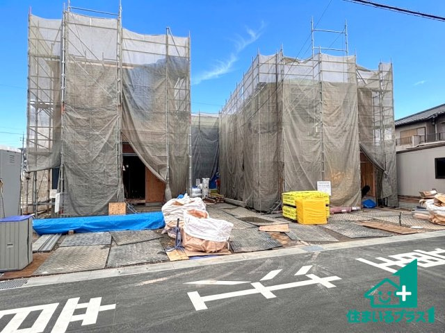 ●17(土)18(日)現地説明会！　生駒郡平群町吉新　第4期　新築一戸建ての前面道路含む現地写真|周辺は閑静な住宅街です。前面道路もしっかりと有りますので車の出し入れも安心ですよ！