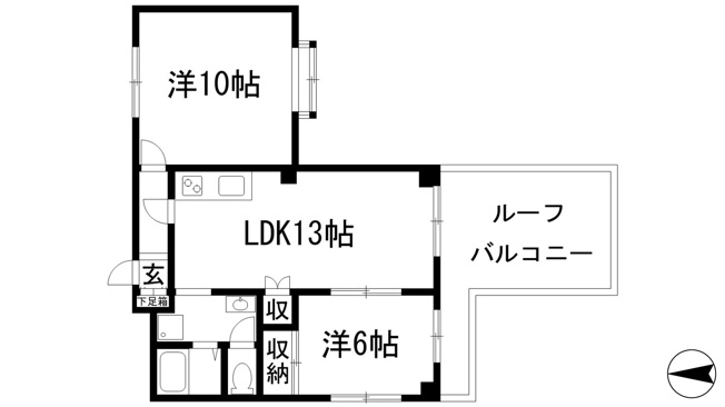 【間取り】 | ソリッソ宝塚