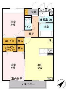 アン・アルブルの間取り