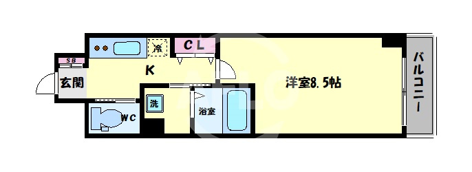 エイチ・ツーオー新深江の間取り|エイチ・ツーオー新深江　間取り