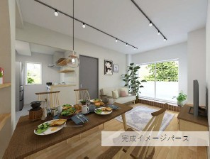 【居間・リビング】 | 【HP限定公開】アールヴェール三鷹中央通り