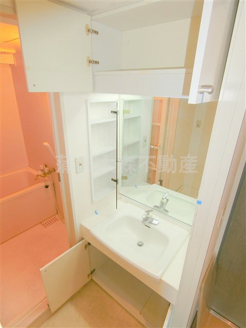 パインコート梅屋敷の洗面所|洗面脱衣所　独立洗面台