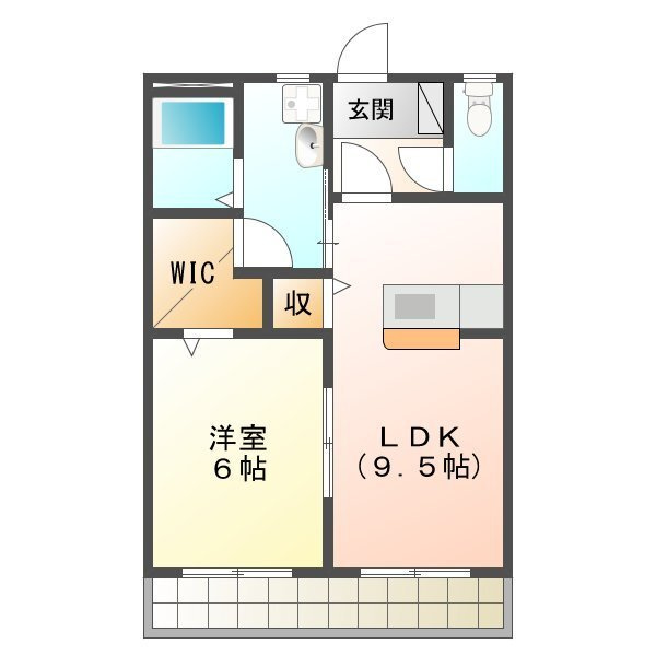 ブロードタウン神野 Ⅱ Eの間取り