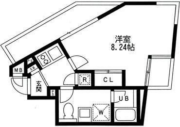 ｉ－ＬＡＮＤ渋谷東の間取り