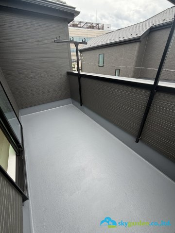 平塚市大神2丁目　新築戸建　全3棟1号棟のバルコニー