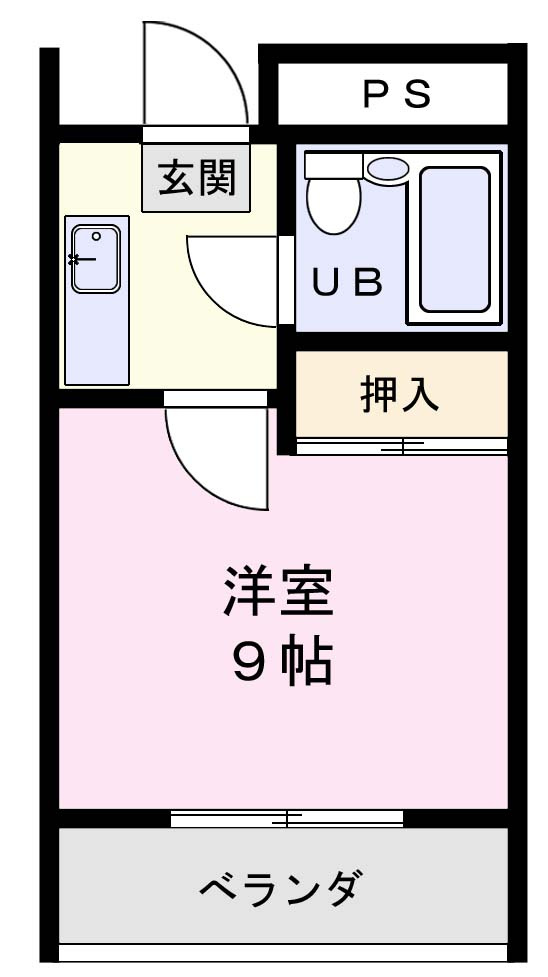 ユニプラザの間取り