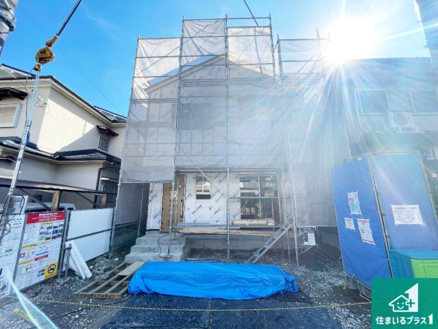 城陽市寺田今堀　第2期　新築一戸建ての外観|現在建築中！落ち着いた街並みで新生活を始めることが出来そう！周辺の物件も併せてご紹介させて頂きます！