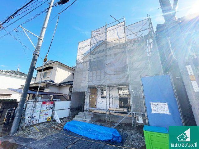 城陽市寺田今堀　第2期　新築一戸建ての外観|現在の進捗状況です！順調に作業進行中、完成が待ち遠しいです！詳細の間取り等、お気軽にお問い合わせください！