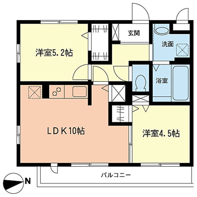 コンフォートガーデンの間取り