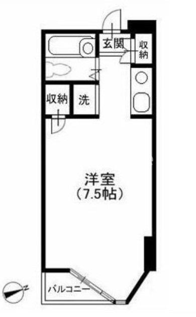 コーポアルプの間取り