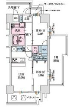 【間取り】 | スプランディッド都島
