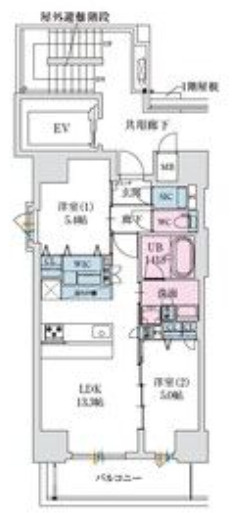 【間取り】 | スプランディッド都島