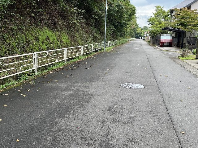中古住宅　日野北５丁目の前面道路含む現地写真|南側前面道路