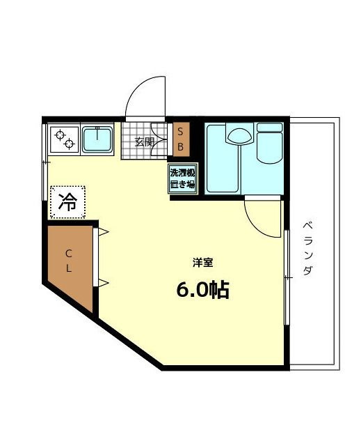 アクセス四葉の間取り|間取りです。