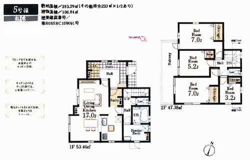 相模原市南区磯部第1期　新築戸建全11棟の間取り