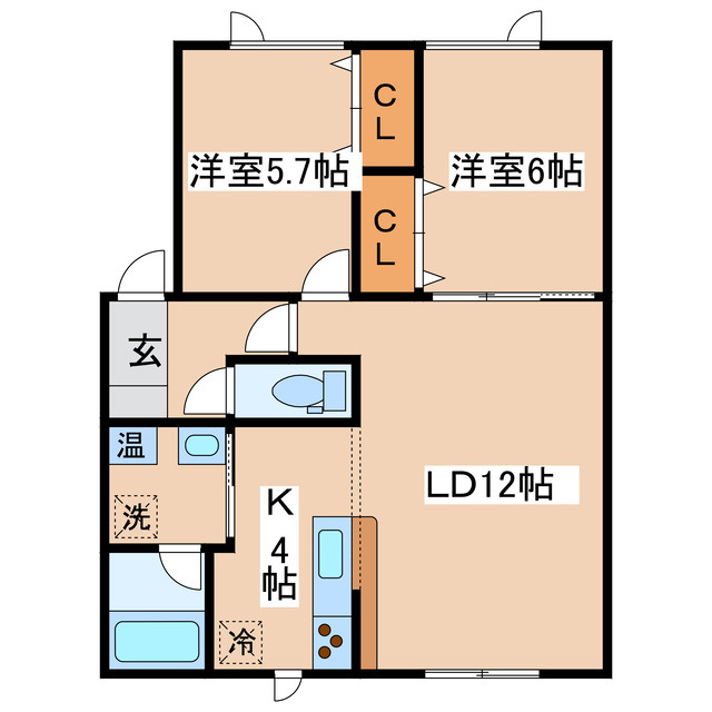 リトルバードⅡの間取り