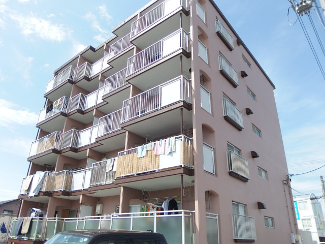 岡崎市西大友町字桃々木の賃貸マンションの外観