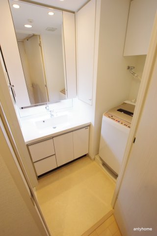 アパートメンツ江坂　仲介手数料無料の洗面所