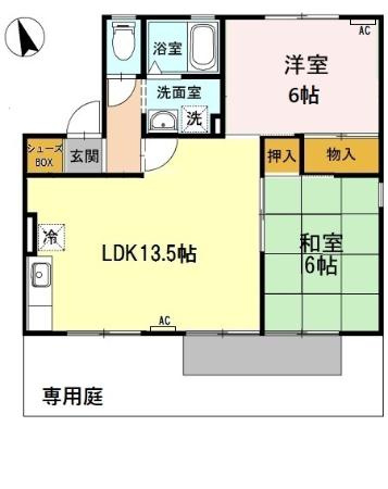 パークハウス鷹丘 D棟の間取り