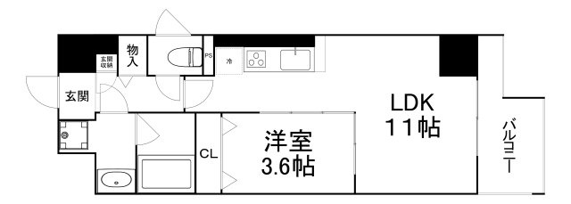 【間取り】 | ポロ―ニア立花通り