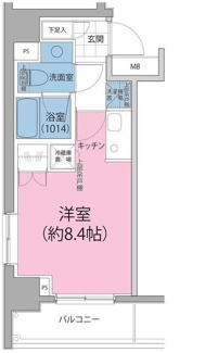 【間取り】 | パークハビオ東向島 | 間取りです。