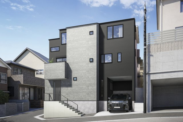板橋区西台3丁目 限定1区画の完成予想図|【外観】
(イラストは図面を基に起こしたもので実際のものとは多少異なる場合がございます)