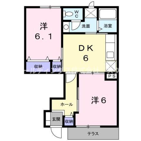 フィーレＢの間取り