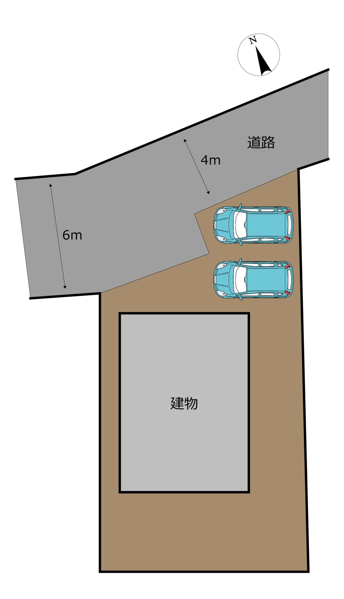八戸市大字新井田字寺沢の区画図