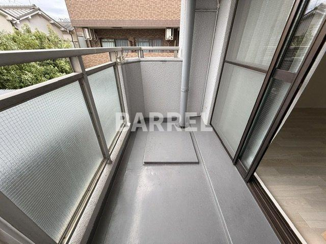 岡崎ハイツのバルコニー
