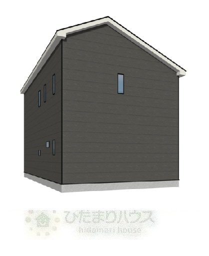 野田市なみき第7　新築戸建　3号棟の外観パース|2026年12月完成予定です(^^)/パースは現状と異なる場合がございます。