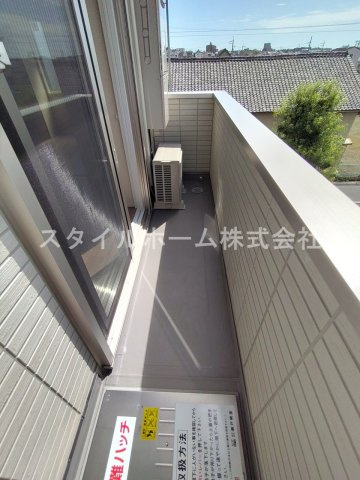 ソレイユ入船のバルコニー