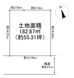 川西市けやき坂2丁目28の5　建築条件付き土地の画像