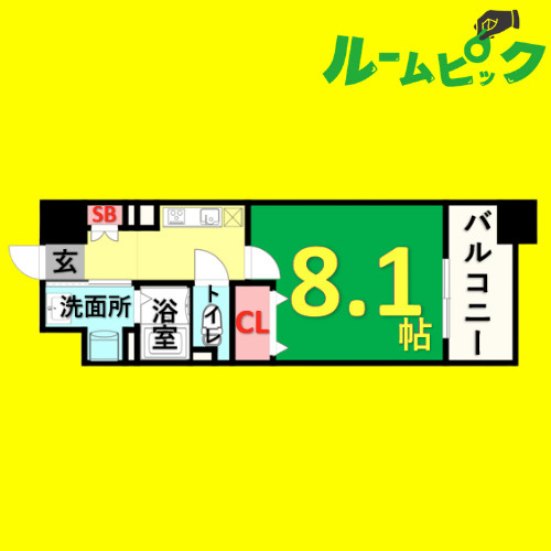 S-FORT浄心　名古屋市賃貸　仲介手数料無料の間取り