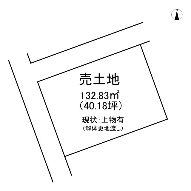 大字恒久の土地図
