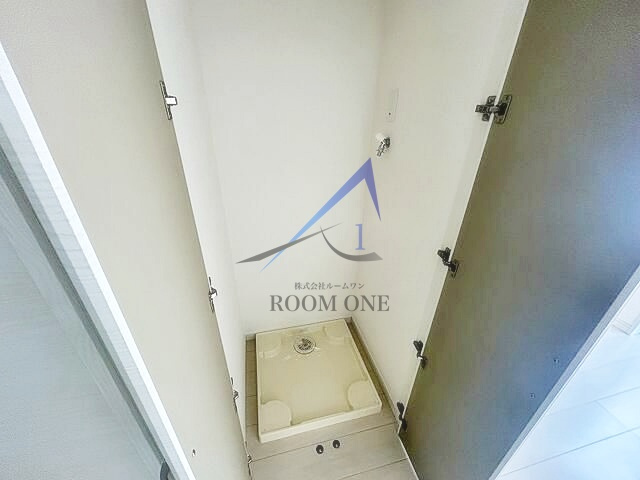 フォレストヴィラ入谷の設備|洗濯機置き場です。