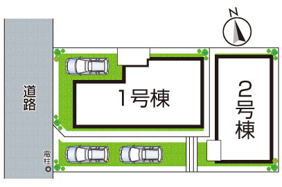 神戸市垂水区星陵台　第1期　新築一戸建ての区画図|全2区画